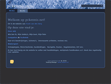 Tablet Screenshot of pckennis.net